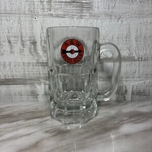 Vintage A&W Root Beer Heavy Glass Mug Bullseye Logo